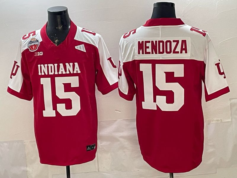 Men 2026 Ohio State Buckeyes #15 Mendoza Red Limited NCAA Jersey 087